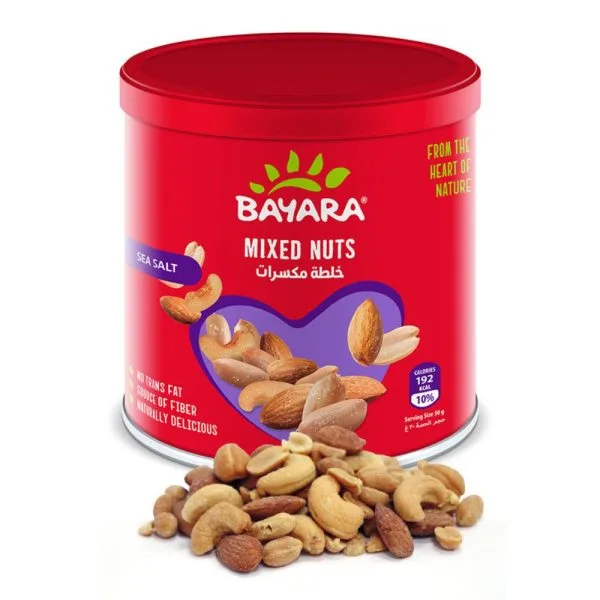 Bayara Snacks Mixed Nuts Can 100g
