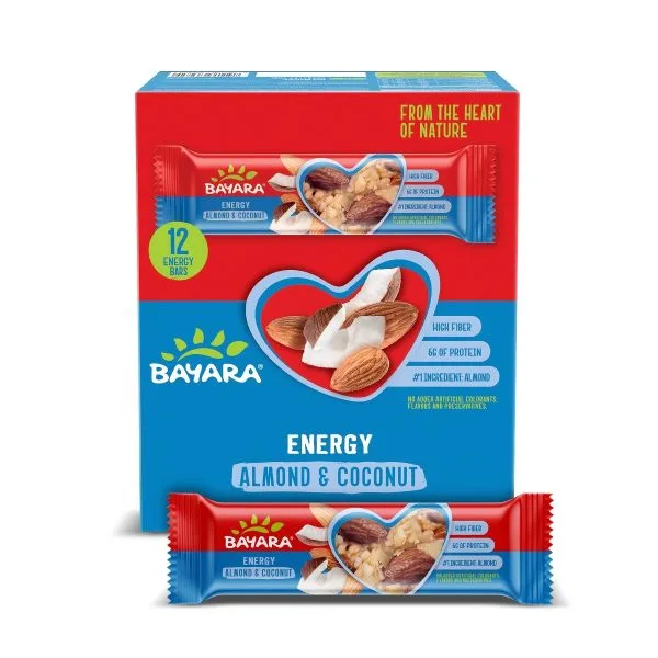 Bayara Energy Bars Almond & Coconut 40g